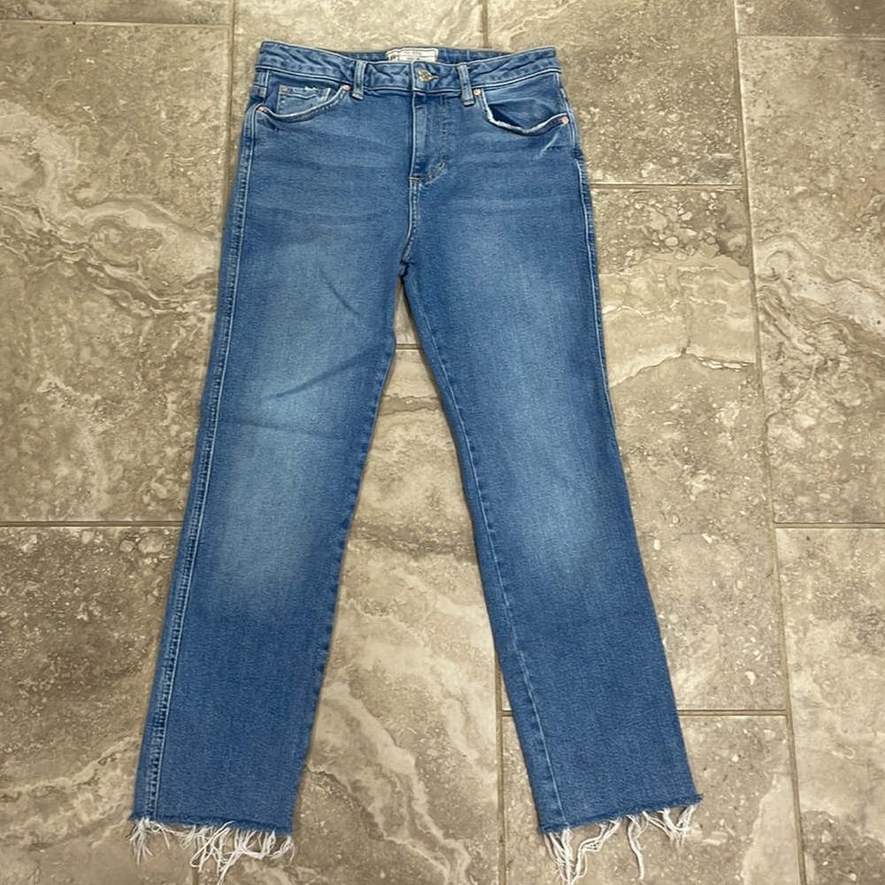 Free‎ People High Rise Stretch Skinny Jeans Sz W 26 Light Wash 61855-16515125